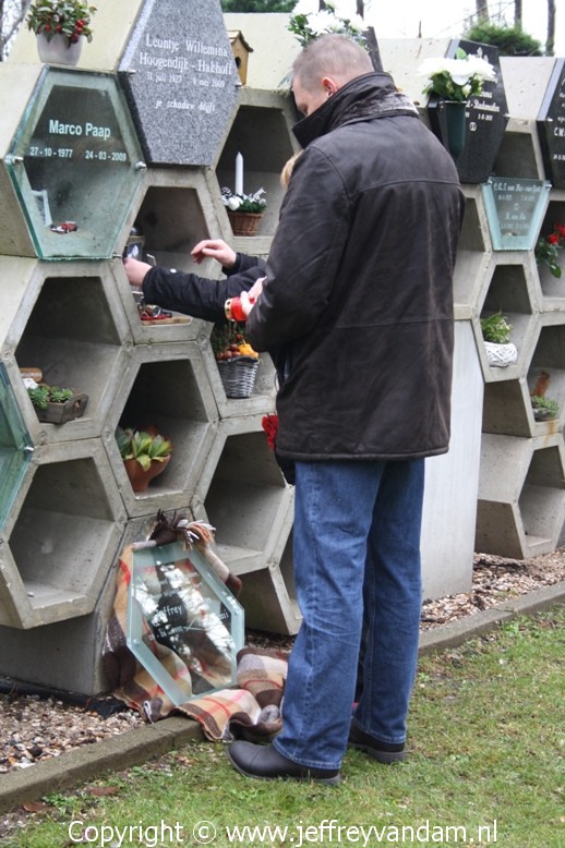 Het op de juiste plek zetten van de spullen in de nis